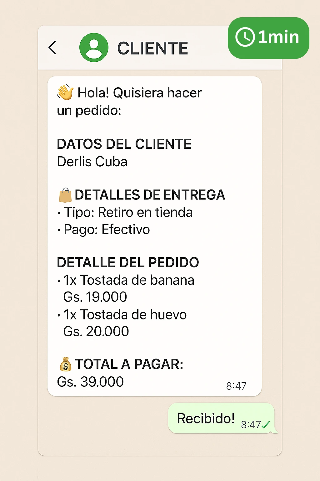 Con ClickPy - proceso automatizado y simple